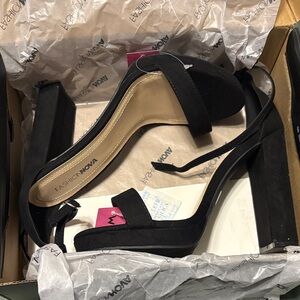 Fashion Nova Elegant Black Platform Sandals